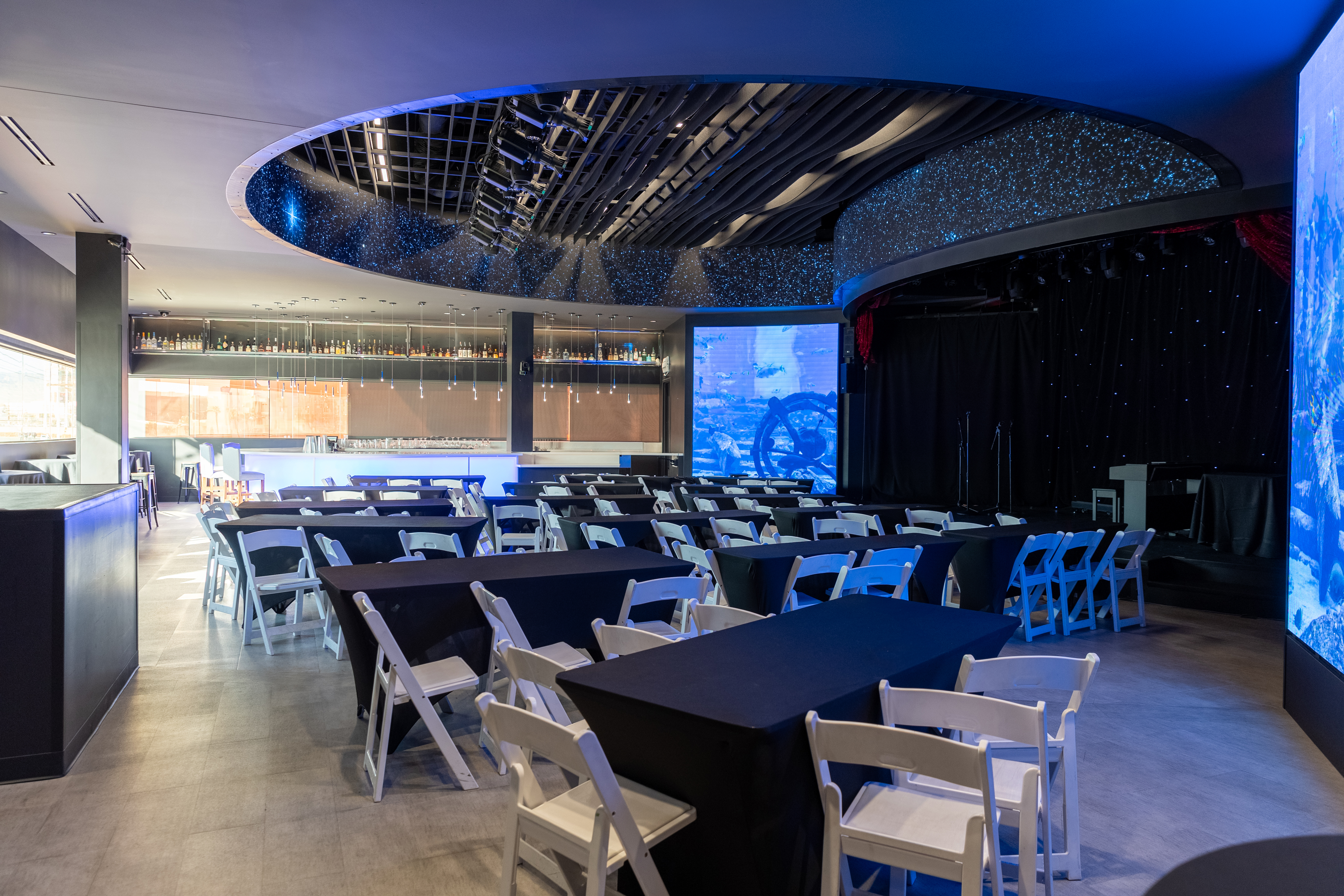 Epicenter Stage Wedding Reception Room