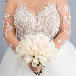 Twenty-Four Rose Hand Tied Bouquet