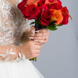 Twelve Rose Calla Lily Mix Bouquet