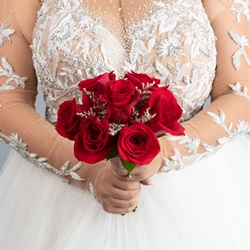 Seven Rose Hand Tied Bouquet